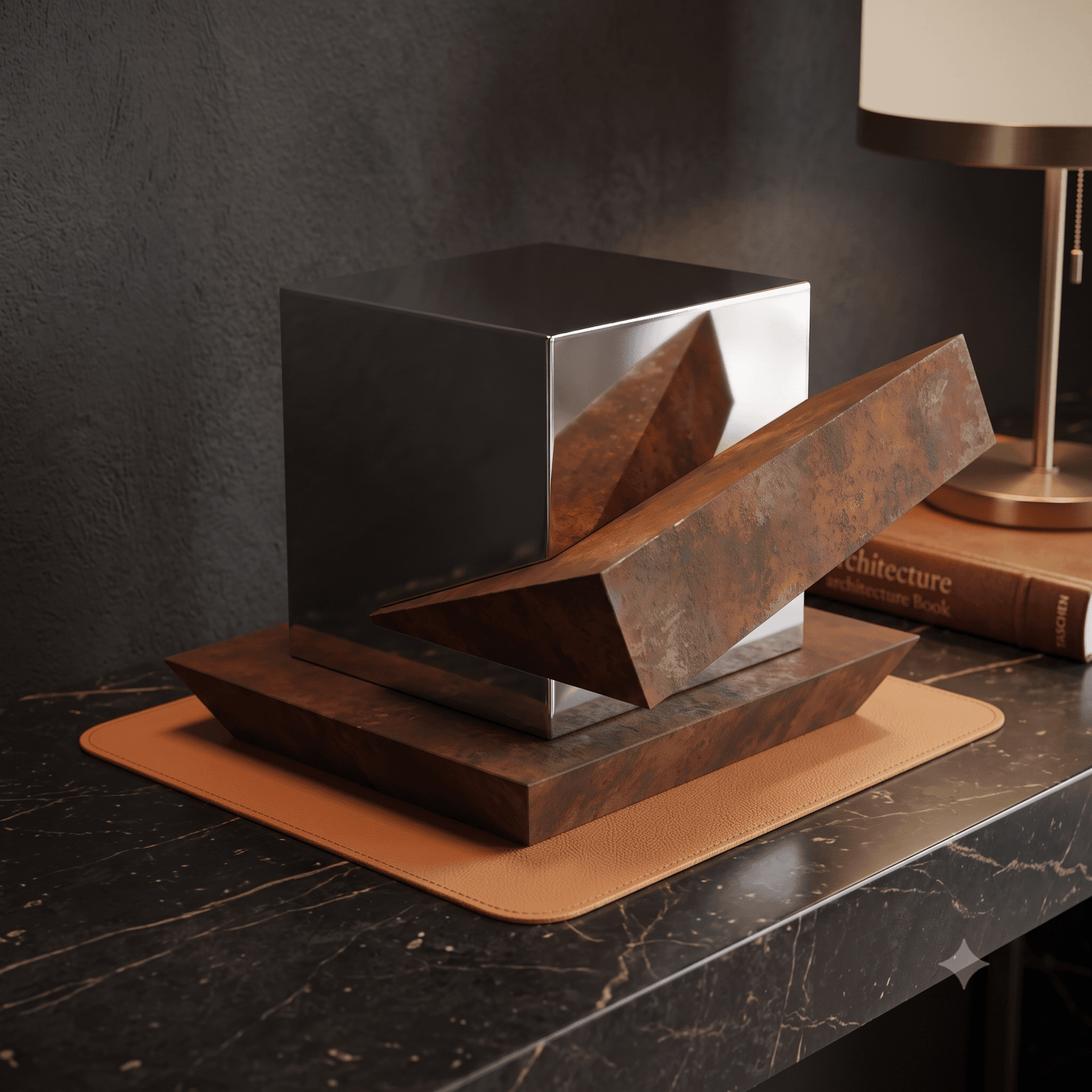 Direct Conduit Sculpture Masterwork in Atelier